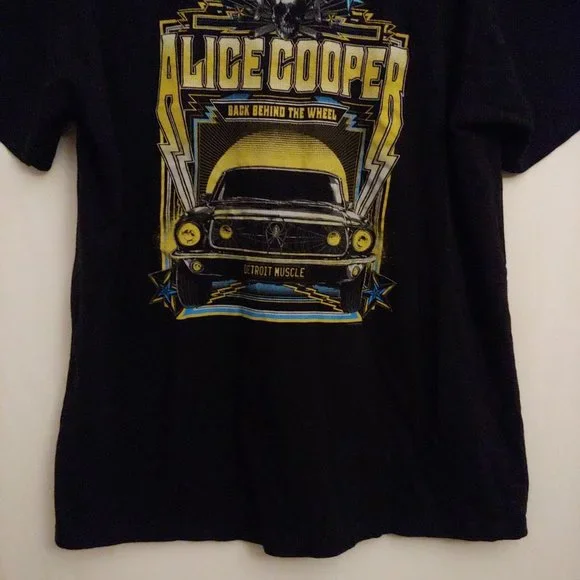 Alice Cooper Back Behind the Wheel band tour 2021 tshirt - Picture 4 of 8